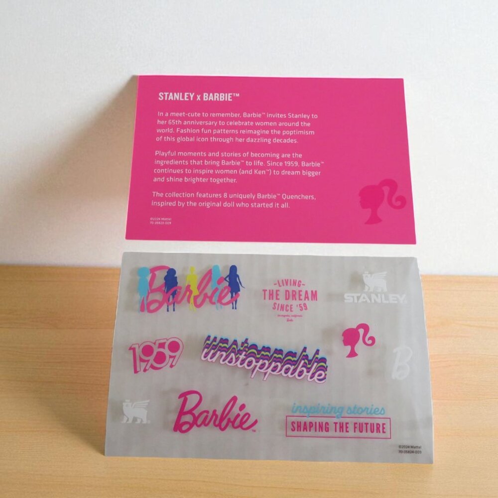 STANLEY X BARBIE 30 oz Quencher H2.0 Tumbler (Limited Edition) New in Box - Picture 11 of 14